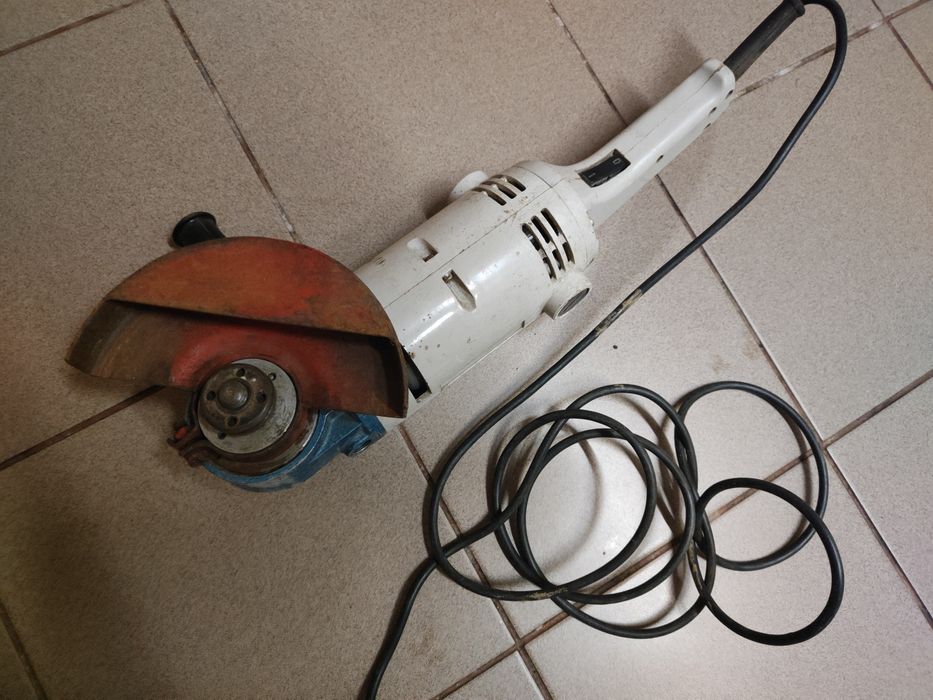 Szlifierka kątowa duża niemiecka DDR jak Bułgaria 1600 W na tarcze 180