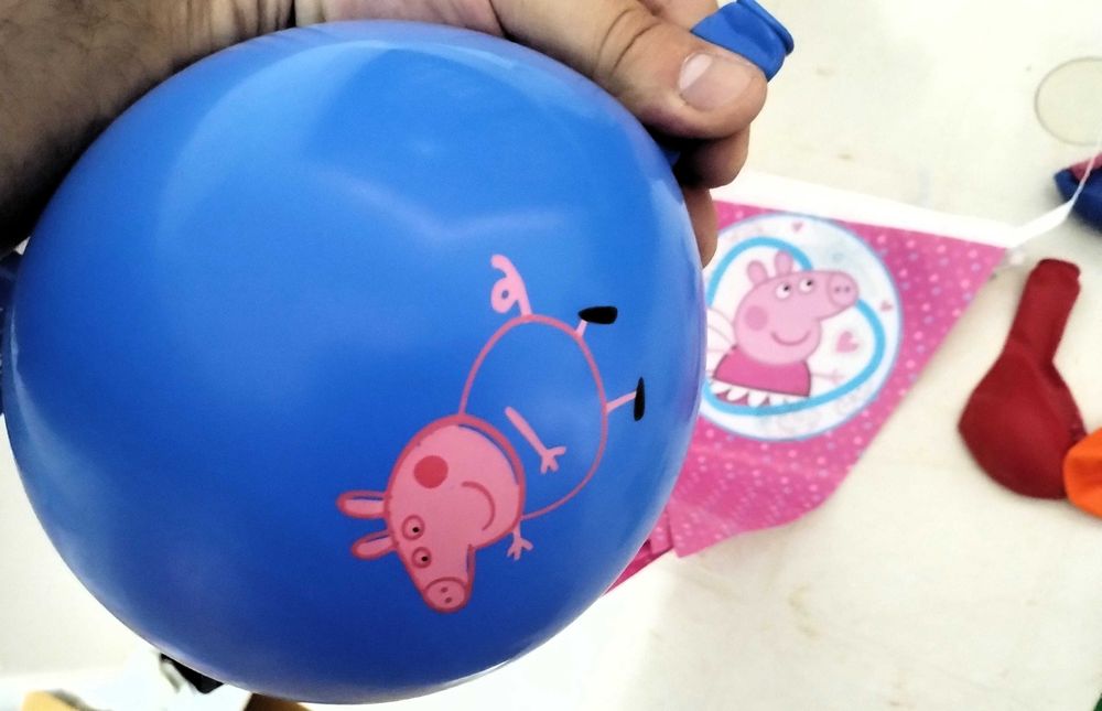 Kit Aniversário Grinalda Balões Porquinha Peppa Pig