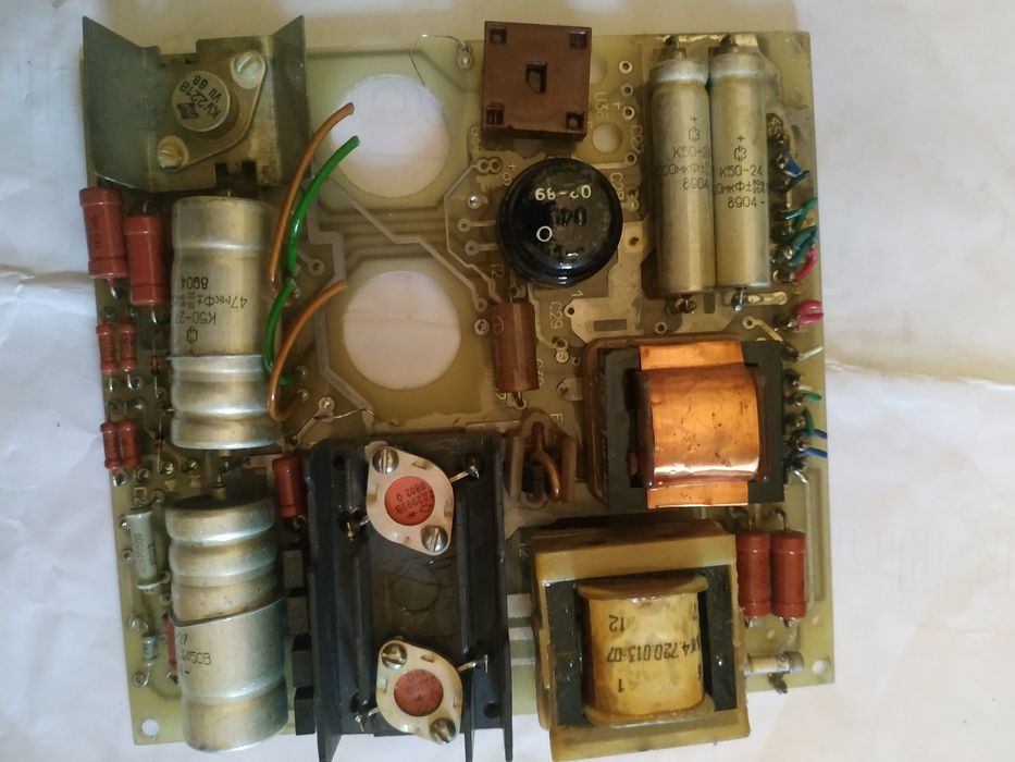 Радиодетали на плате