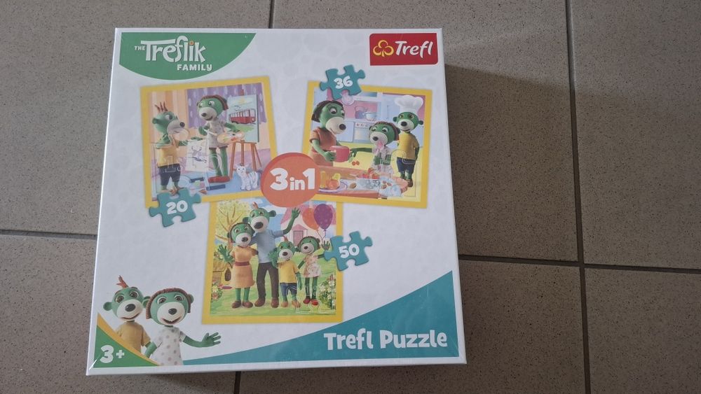 Treflik family Trefl Puzzle 3 lata zestaw