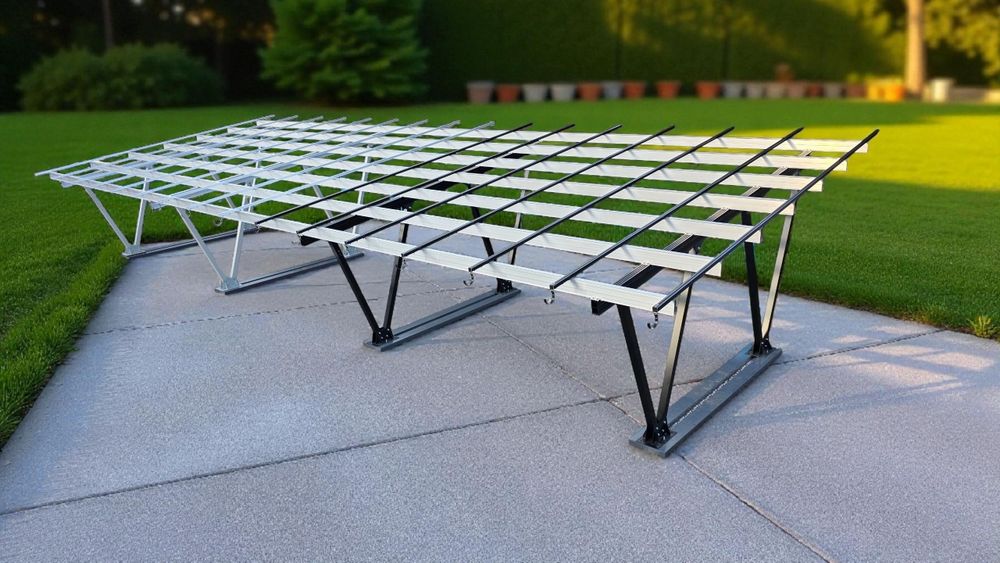 Wiata samochodowa carport 6 stanowisk