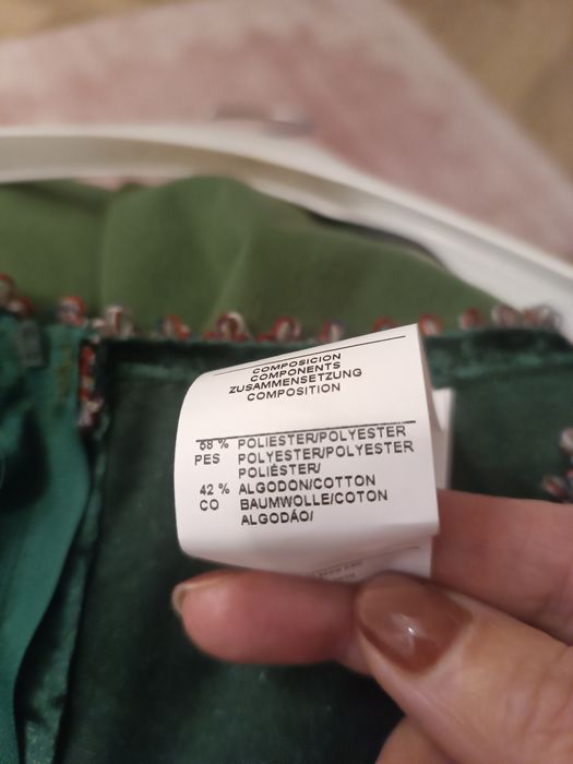 Kostium tematyczny, suknia z przepaską na głowę rozmiar S