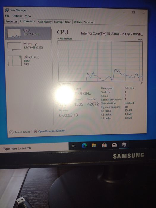 Icore5 2300 мать Asus P8H61-M LE 8gb оперативы.