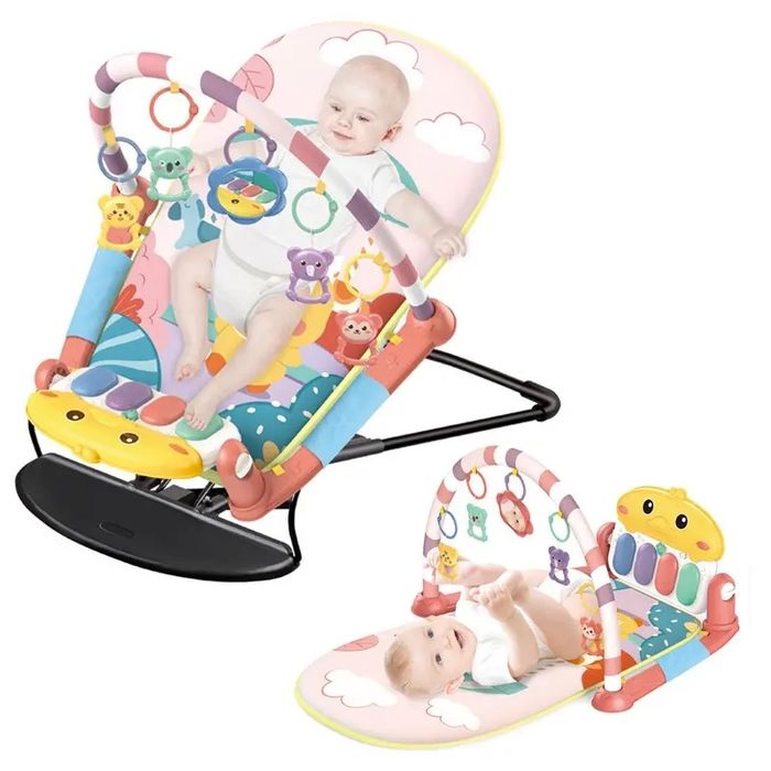 Коврик - шезлонг 2 в 1 розвиваючий