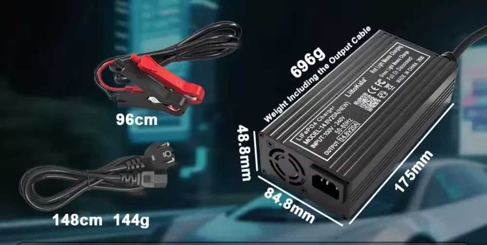 Зарядний пристрій для Lifepo4 Liitokala 20A BMS JK200A