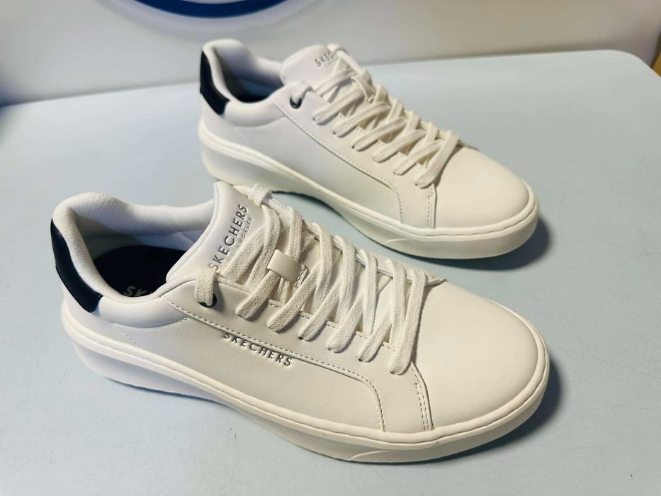 Skechers Court Break sneaker 183175/WHT  męskie obuwie białe  45