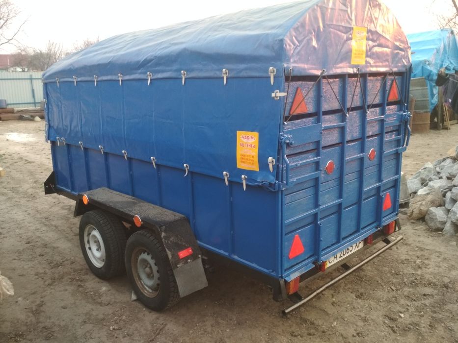 Продам або поміняю двухосний приціп скотовоз читай оголошення3000$
