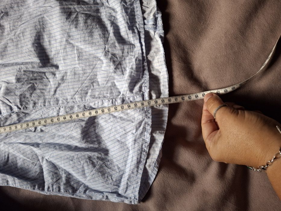 Bluzka z bufkami w paseczki, rozmiar L,elegancka