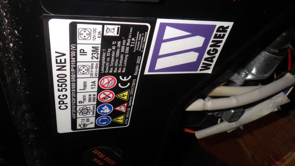 Agregat   Prądotwórczy , Generator  Prądu Duzy  Model 5.5 Kva 3 Fazowy