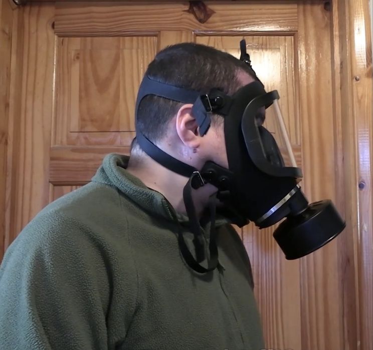 Протигаз з фільтром NBC A2B2E2K2P3 від отруйних речовин хімії радіації