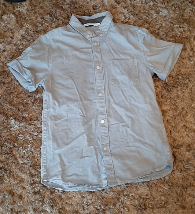 Koszula 140 niebieska H&M