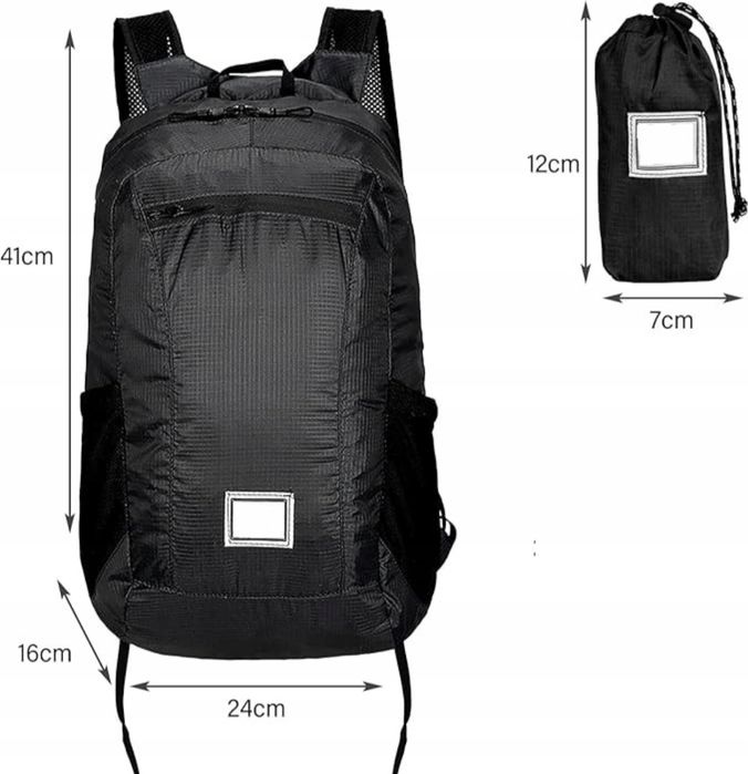 Składany plecak turystyczny 20L – ultralekki i wodoodporny