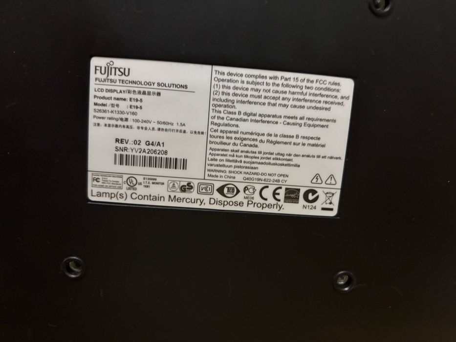 Monitor fujistu uzywany