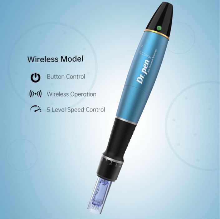 Дермапен Dr. Pen Ultima A1-W з акумулятором, виліт голки 3 мм