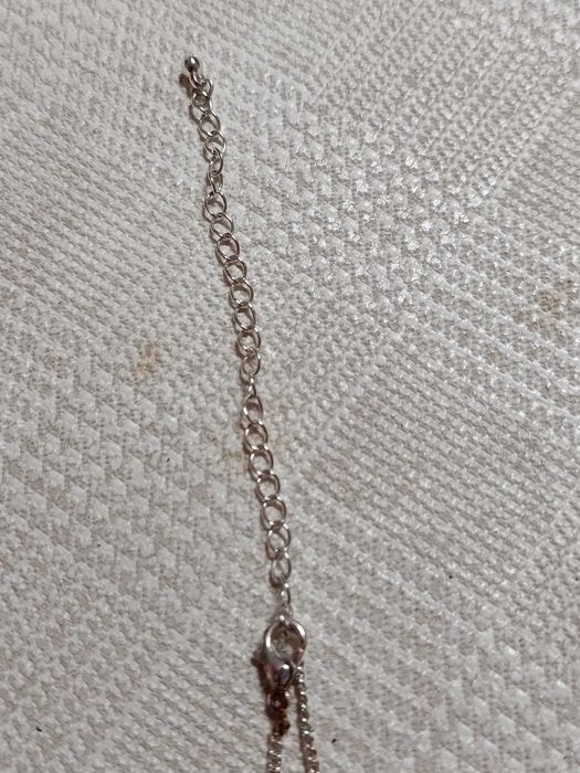 Colar com Pendente Infinito Prateado