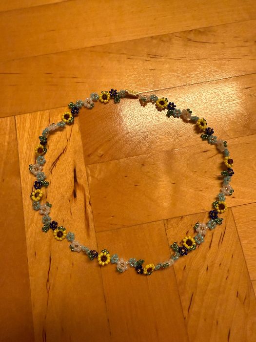 Śliczny naszyjnik handmade z koralików