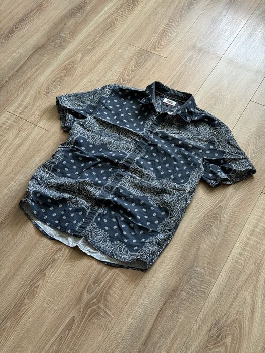 Рубашка Tommy Hilfiger Jeans (лляна, сорочка, bandana style)