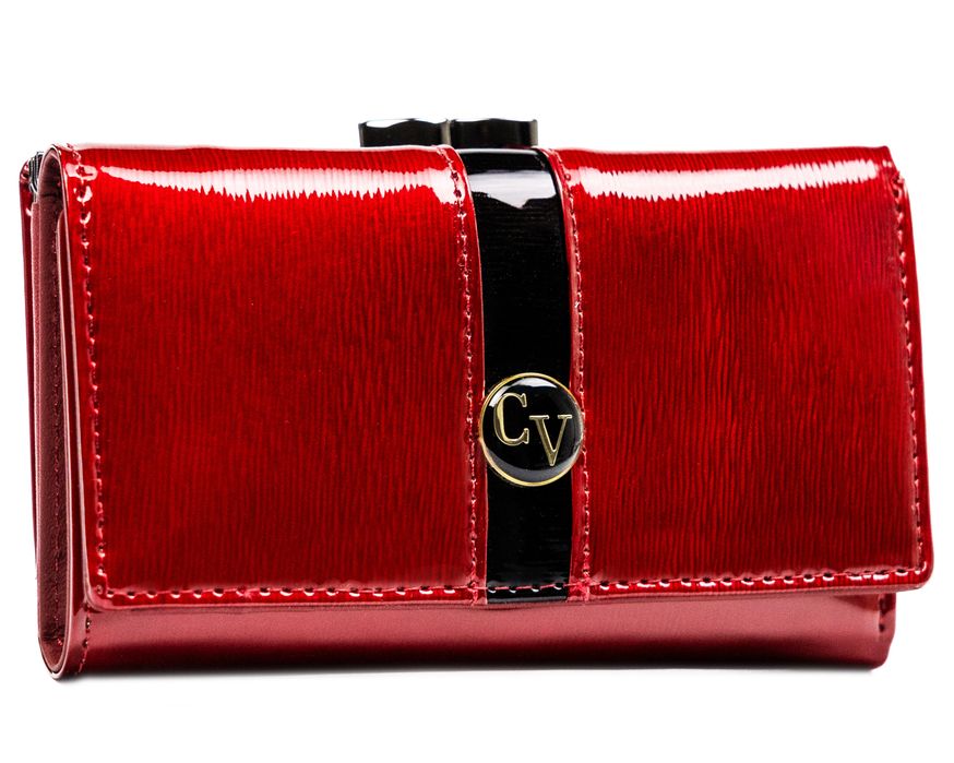 Portfel damski skórzany H23-3-SH-BL-4266 Red