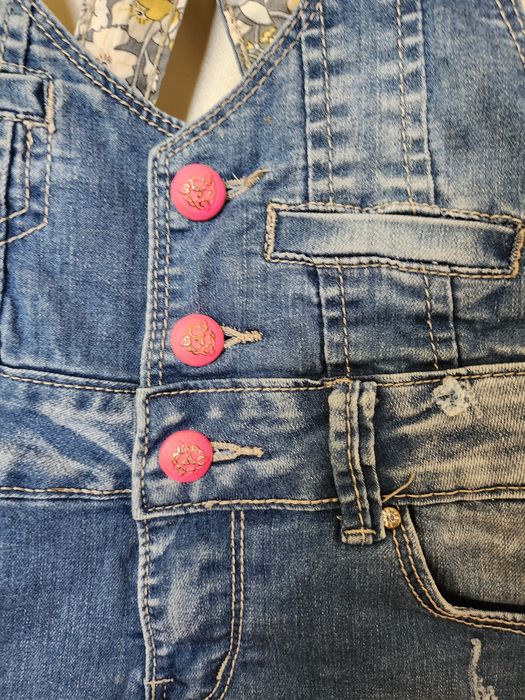 Spodenki ogrodniczki r. 140cm