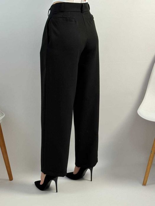 Ідеальні штани вільного крою з високою посадкою (костюмка люкс) брюки