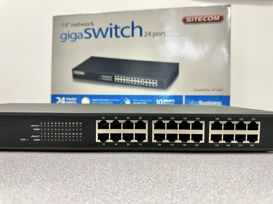 Vendo switch de rede 24 portas velocidade até 1 gb/s