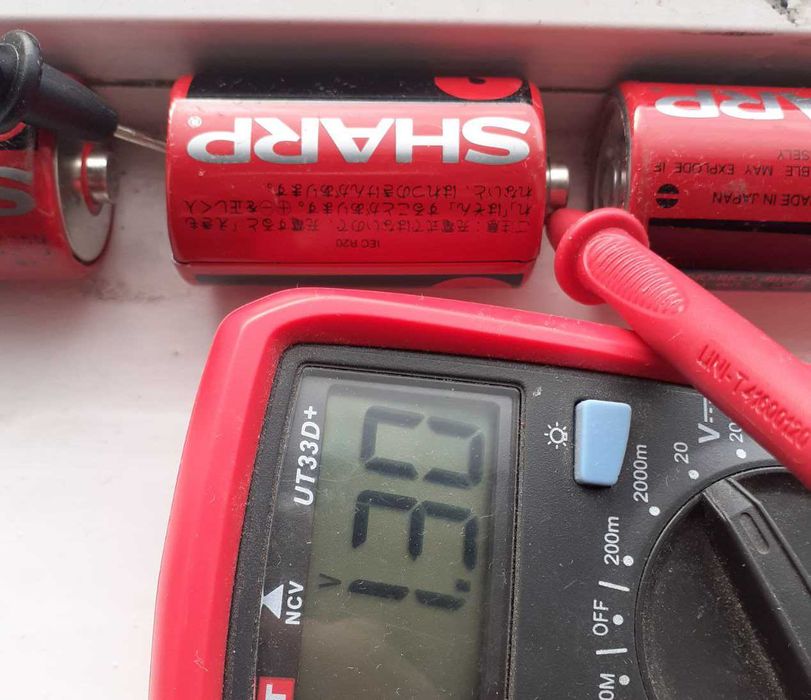 SHARP фірмені батарейки магнітоли  JIS C8501 MDB size "D" UM-1(A) 1,5V