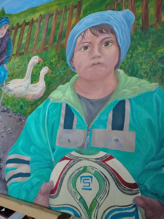 Olejny obraz "Fearless"