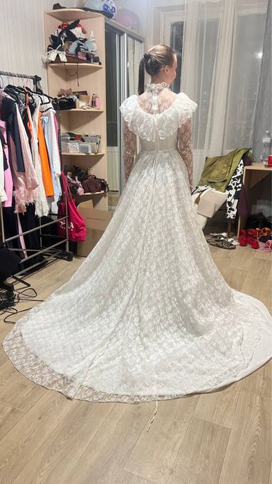 Ретро весільня сукня xs-s розмір