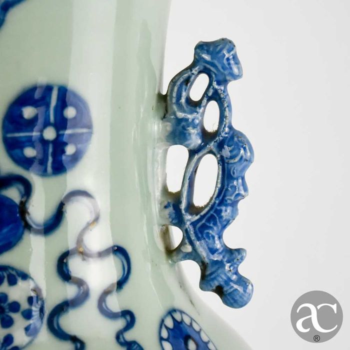 Jarrão em Porcelana da China, dinastia Qing, Reinado Guangxu, séc. XIX