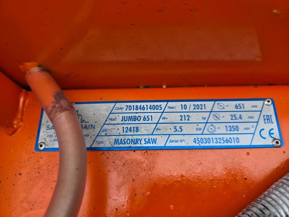 Przecinarka piła stolikowa Norton Clipper Jumbo 651 do bloczków nr.38