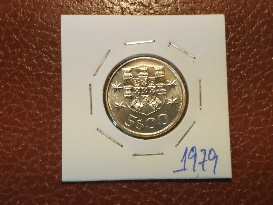 760 Moeda de 5 escudos de 1979 - Portugal