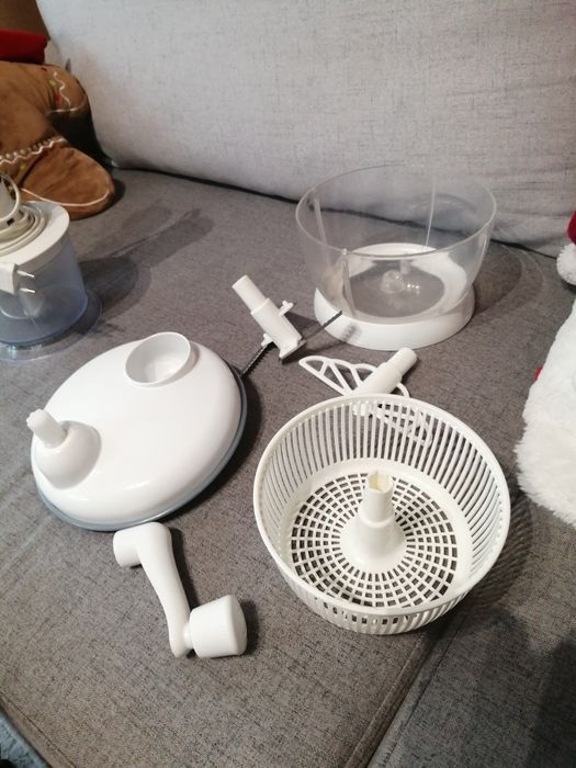 Ręczna suszarka do sałaty, rozdrabniacz, mieszalnik