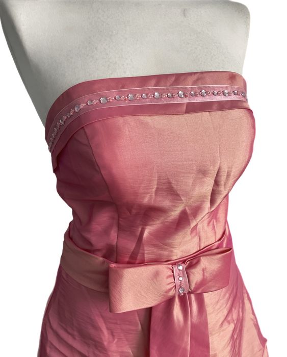 Sukienka koltajlowa Fara Fiesta Collection L 40 Coral