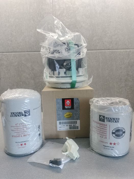 Zestaw filtrów + wkład osuszacza Renault Gama T 460