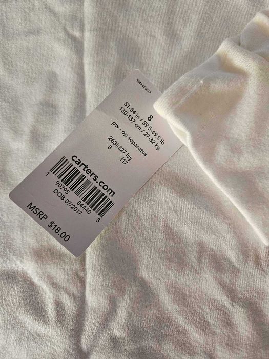 Реглан лонгслів Carters 7-8 р. 130-137 см