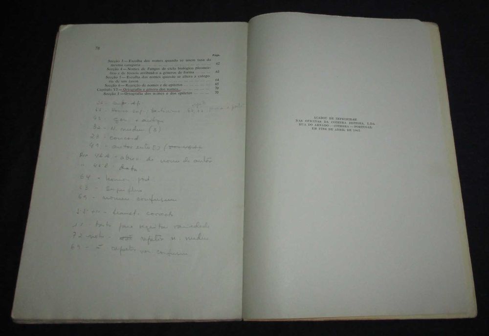 Livro Código Internacional de Nomenclatura Botânica C. N. Tavares