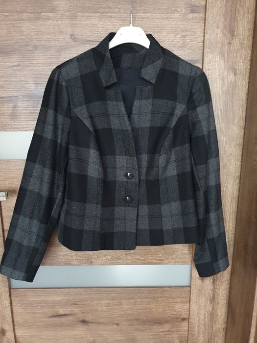 Garnitur damski w kratę M