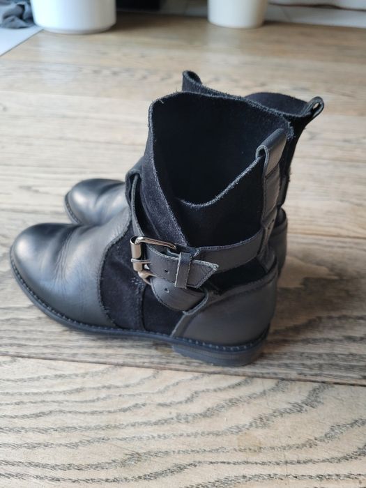 Botki dziewczęce skórzane Next r.31