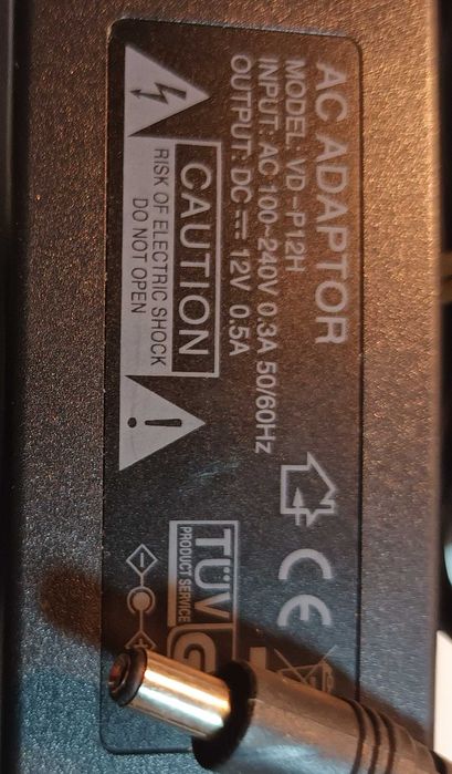 AC Adaptor Model: VD - P 12H