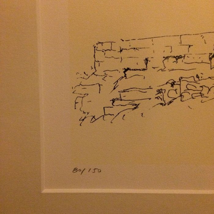 Serigrafia do Arquitecto Adalberto Dias