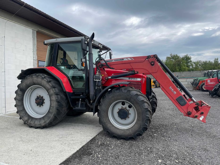 Massey Ferguson 6290 z TUR Quick Q65 z Niemiec 6490 Trzyciąż • OLX.pl