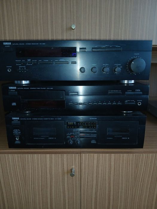 Wieza yamaha amplituner cd magnetofon