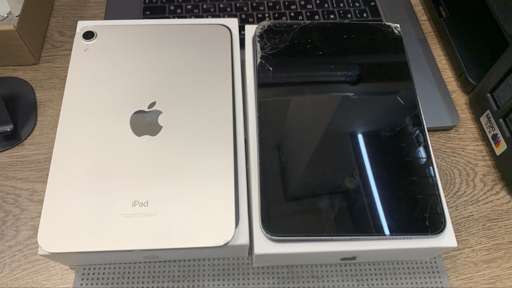 iPad Mini 6 Wi-Fi 64GB + дитячий планшет — ремонт/запчастини