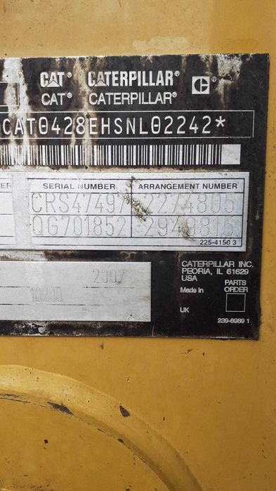 Koparko ładowarka CAT 428E