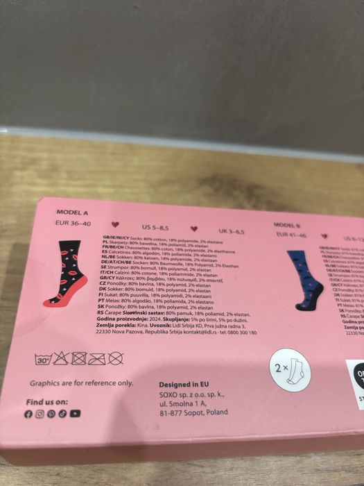 SOXO skarpetki zestaw