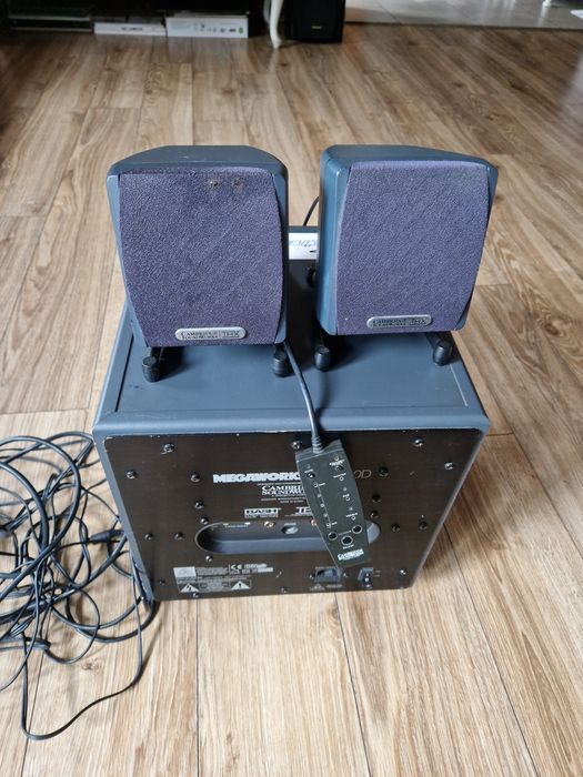 Creative MegaWorks 2.1 rarytas nie logitech Głosniki Pc mocne