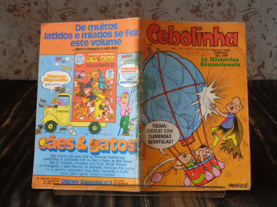 Cebolinha Número 1. O original. Janeiro de 1973. Portes Inclusos.