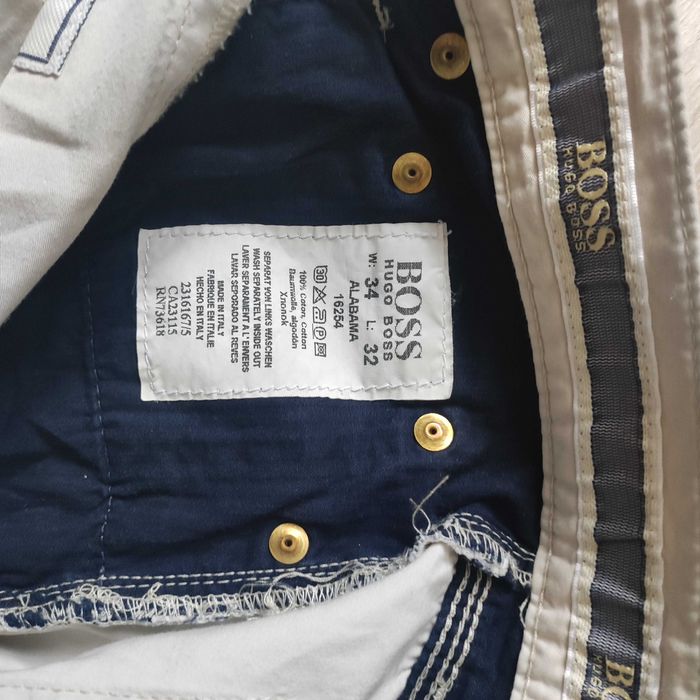 Hugo Boss Alabama  w 34 spodnie męskie jasne