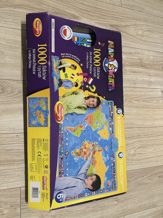 Dumel Discovery interaktywna Mapa świata