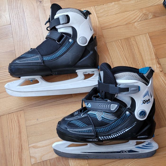 łyżwy  fila x-one ice 35-38 jedno ostrze uszkodzone
